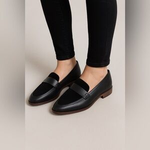 Madewell Black Leather Loafers – Women’s Size 9.5